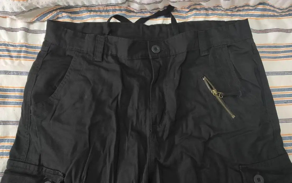 Tide Loose Plus Size 44 Cargo Pants Overalls Hip Hop Men's Cotton Trousers Hiphop Men Baggy Casual Male Bottoms Camouflage