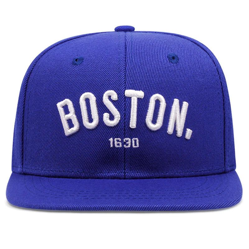 Fashion BOSTON Cap Men Women Adjustable Hip Hop Baseball Cap For Unisex Adult Outdoor Casual Sun Hat Cotton Snapback Hats